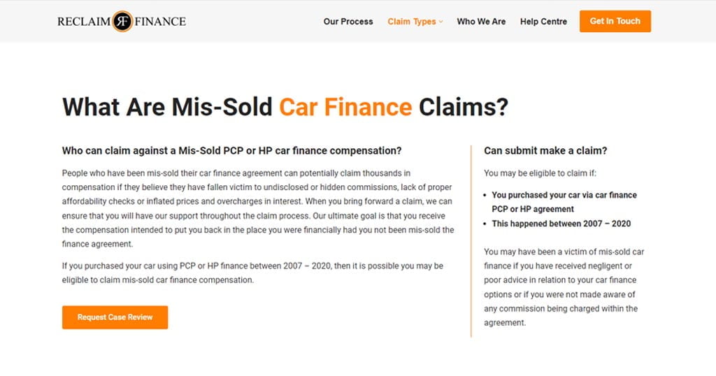 PCP Claims | HP Claims | Car Finance Claims